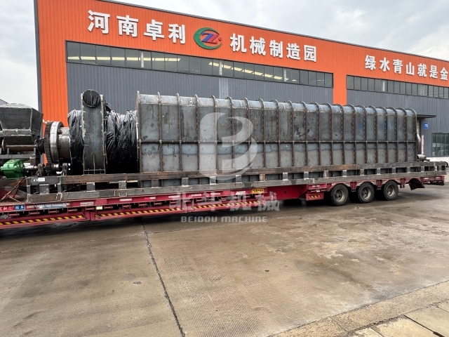 加急裝車!大型炭化設備高效響應客戶需求